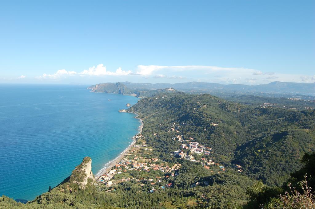 Ferienwohnung Agios Gordios Stevens On The Hill Exterior foto