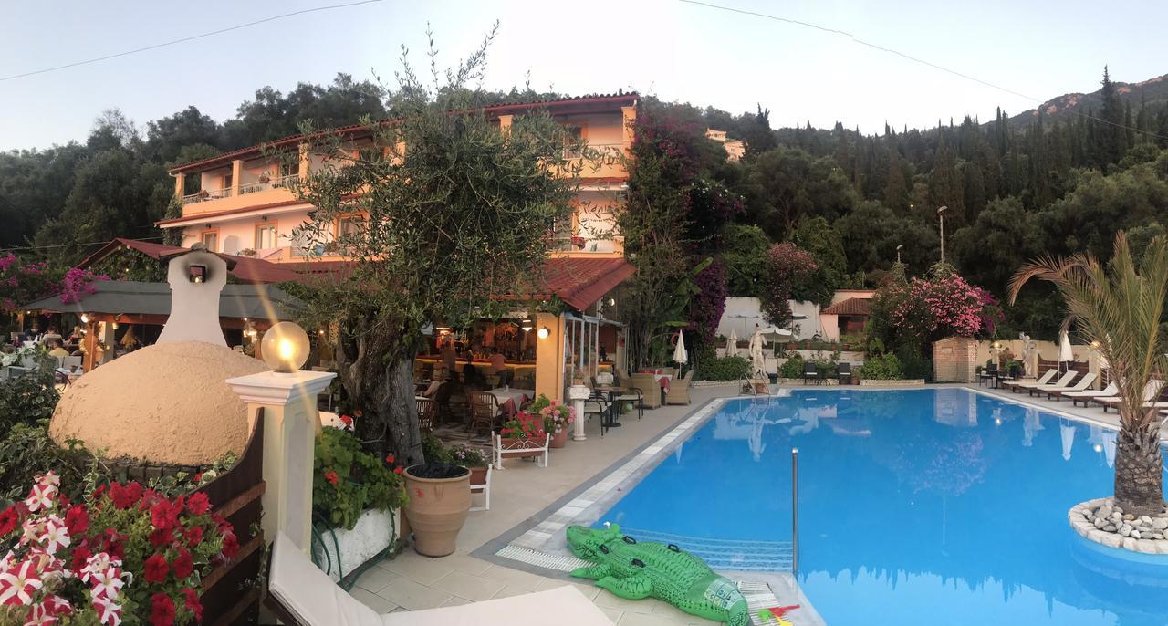 Ferienwohnung Agios Gordios Stevens On The Hill Exterior foto